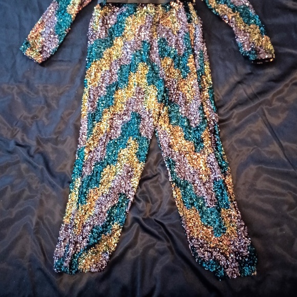 AKIRA sequined jumpsuit - Picture 3 of 9